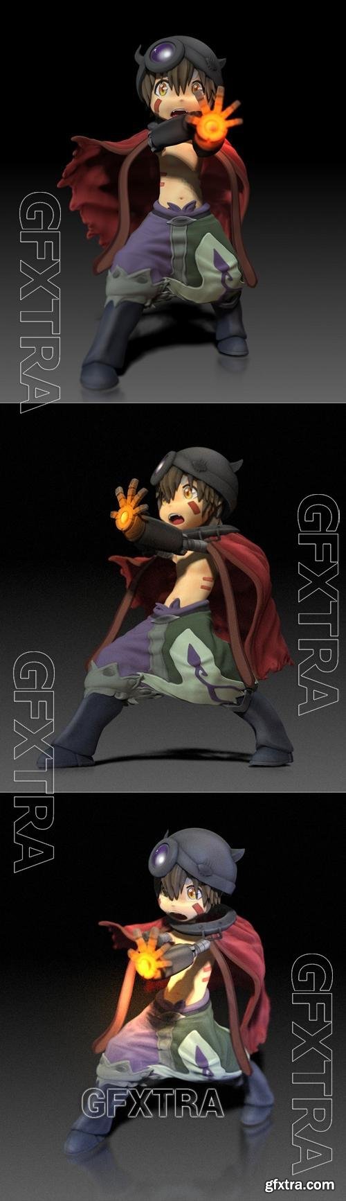 Reg - Made in Abyss Anime HD model-action figurine &ndash; 3D Print Model