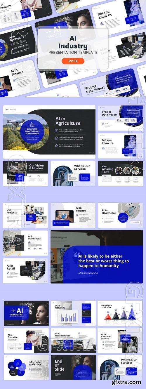 AI Industry - Powerpoint Template 79ZRJEN