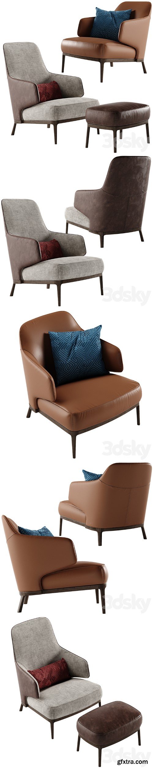 Frigerio Salotti Amanda armchair