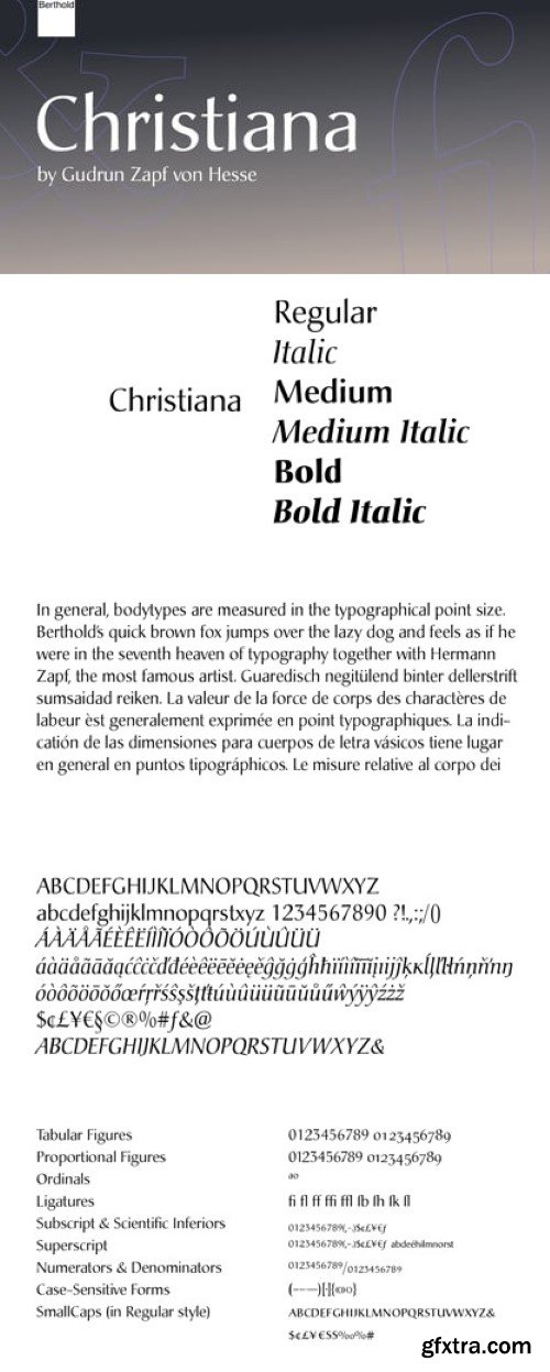 Christiana Font Family