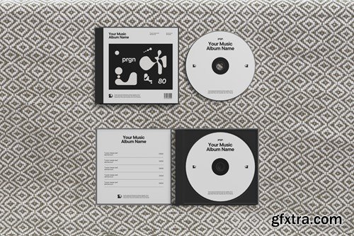 Compact Disk Mockup 7Z7DQT3