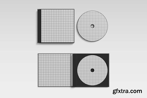 Compact Disk Mockup 7Z7DQT3