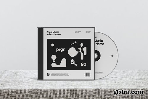 Compact Disk Mockup 7Z7DQT3