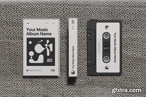 Cassette Tape Mockup ZPQ5QNE