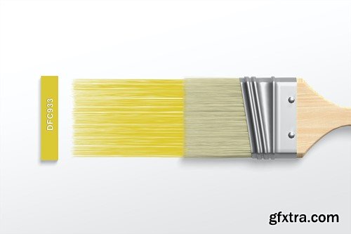 Brush Color Mockup 9SQMJJM