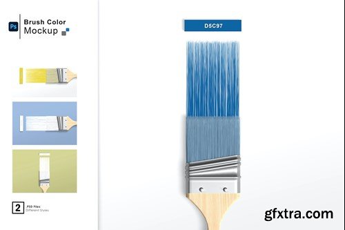 Brush Color Mockup 9SQMJJM