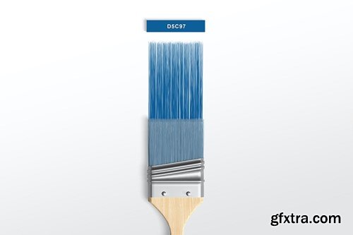 Brush Color Mockup 9SQMJJM