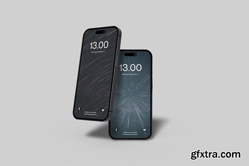 MI - Perspective View Smartphone Mockup PSF6LE3