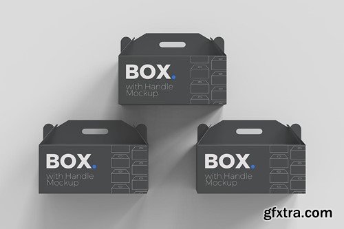 Box with handle Mockups EY4DJG2