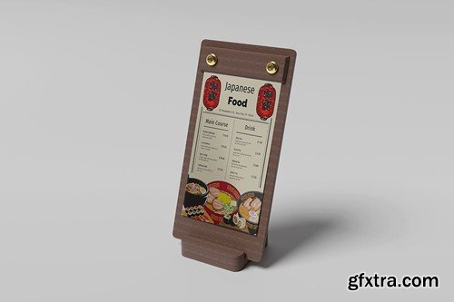 Table Menu Mockup M9NC5Q2