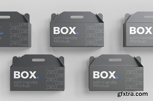 Box with handle Mockups EY4DJG2