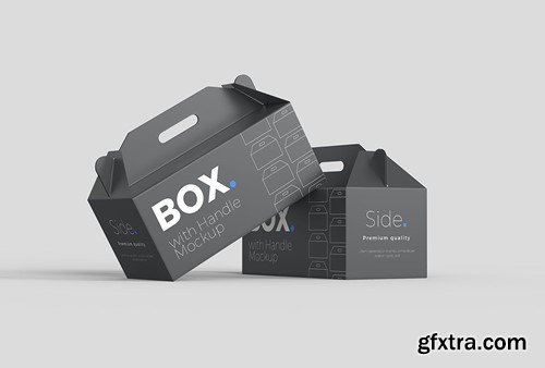 Box with handle Mockups EY4DJG2