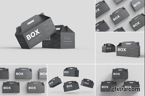 Box with handle Mockups EY4DJG2