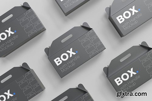 Box with handle Mockups EY4DJG2