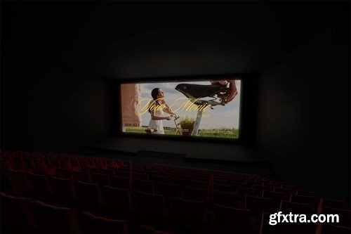 Cinema Theater Mockup B3SWQPR