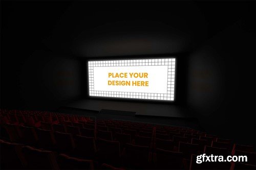 Cinema Theater Mockup B3SWQPR