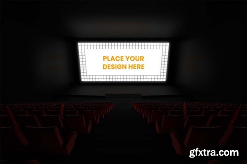 Cinema Theater Mockup B3SWQPR