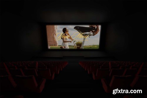 Cinema Theater Mockup B3SWQPR