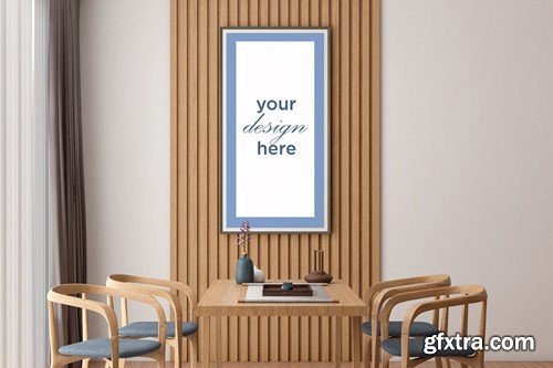 Dining Room Frame Mockup - Mockup Template VR 68RRJXM