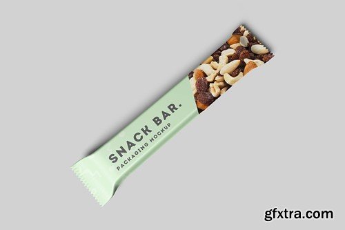 Snack Bar Packaging Mockup 8CY9D83