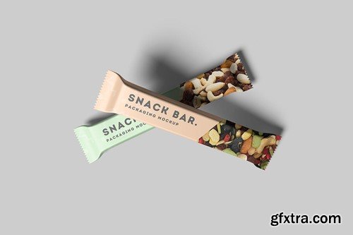 Snack Bar Packaging Mockup 8CY9D83