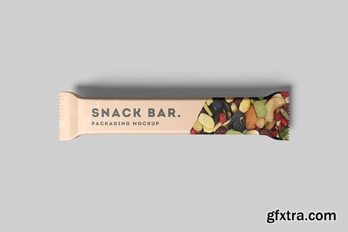 Snack Bar Packaging Mockup 8CY9D83