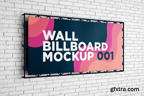 Wall Billboard Mockup 001 9E2YCWF