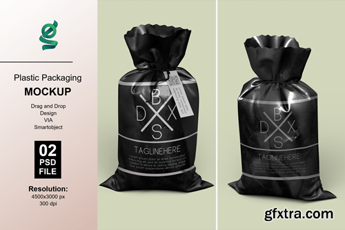 Plastic Packaging Mockup UU6FHYP