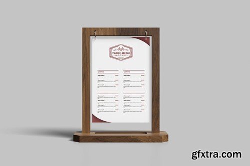 Rolling Table Menu Mockup PWDQ9NF