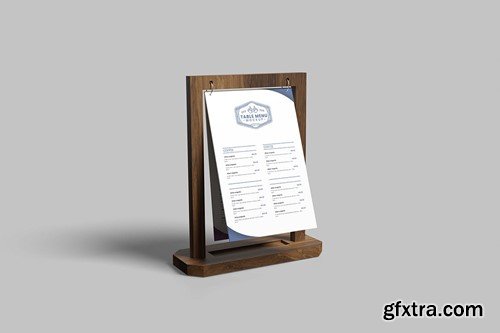 Rolling Table Menu Mockup PWDQ9NF