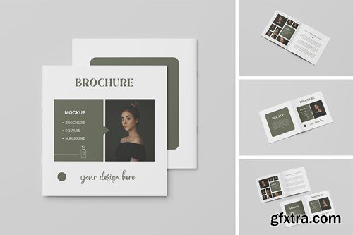 Square Catalog Brochure Mockup MXDT4D9