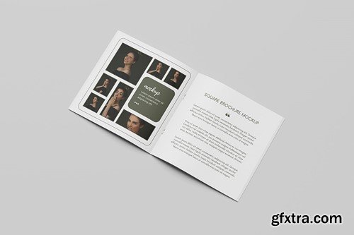 Square Catalog Brochure Mockup MXDT4D9