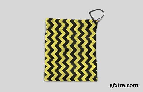 Drawstring Pouch Mockup HY8U7RX