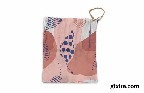 Drawstring Pouch Mockup HY8U7RX