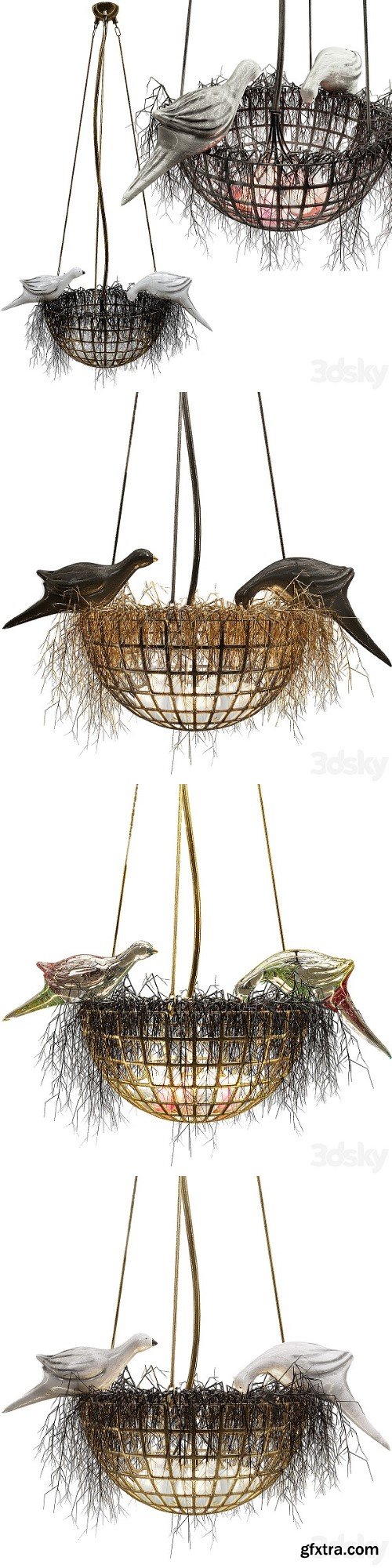 Pro 3DSky - Bird Nest Pendant Light