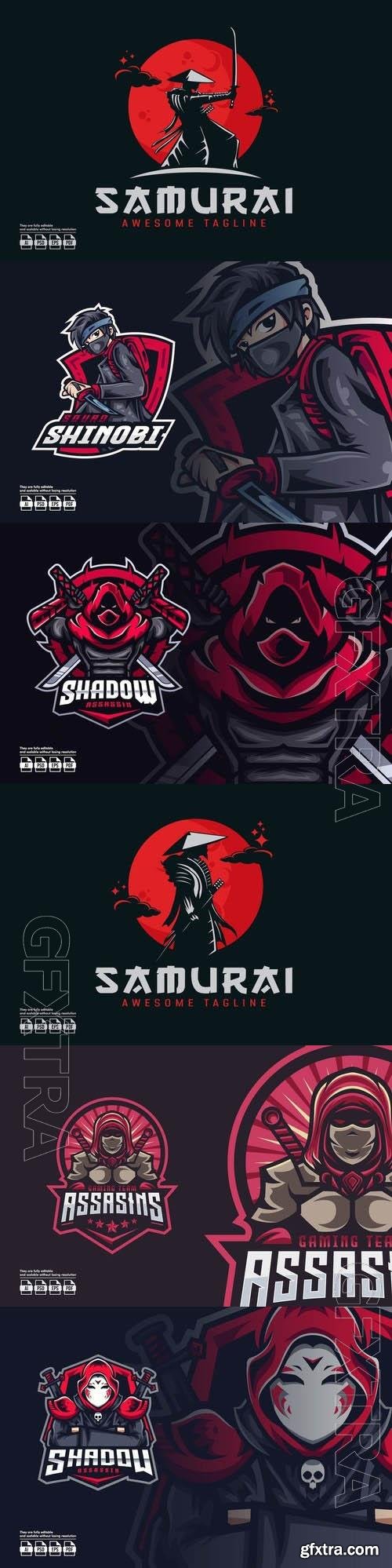 Samurai Ronin Logo Design