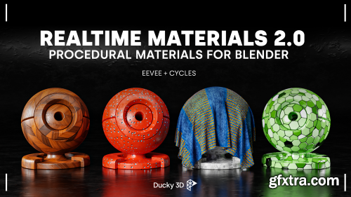 [Blender] Realtime Materials v2.1.5