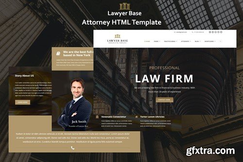 Lawyer Base - Attorney HTML Template MPP2JYF