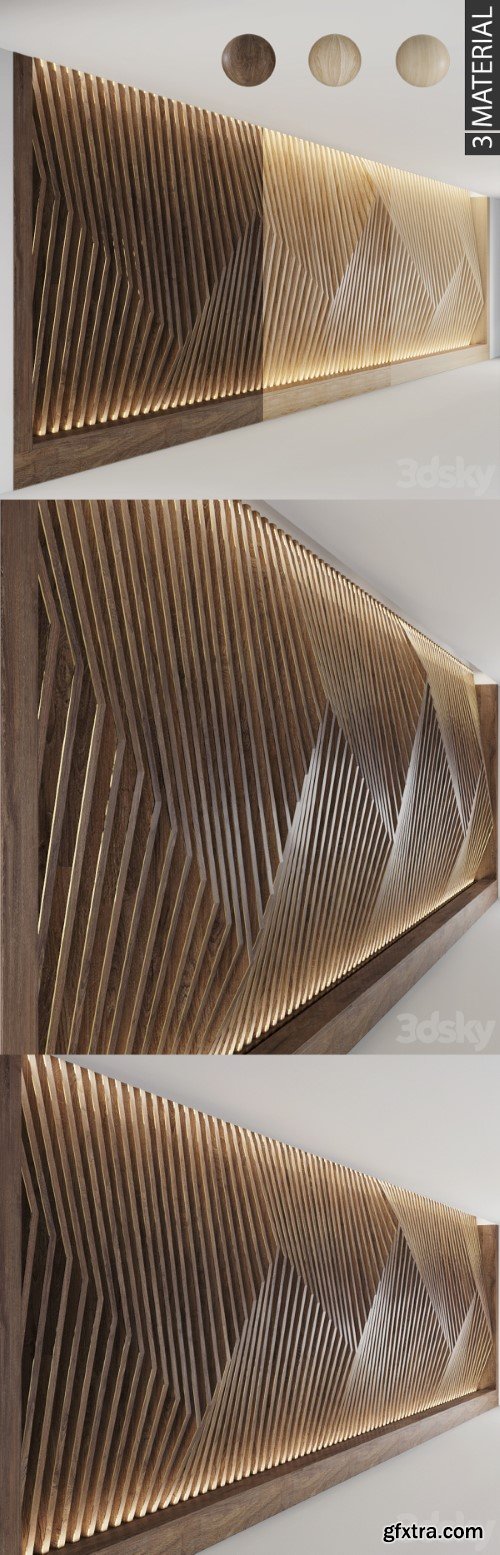 Decorative parametric wall