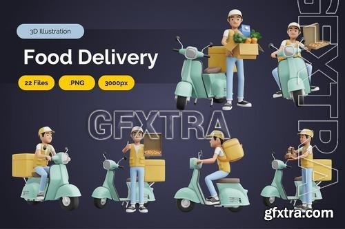 3D Delivery - Food Delivery GCAUBR8