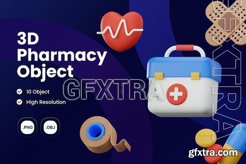 3D Icon Pharmacy Illustration Collection GM5Q68P