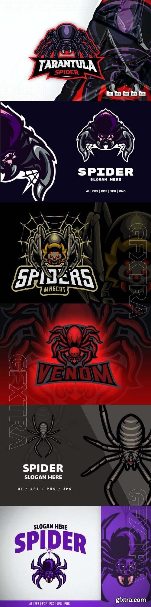 Spider Mascot Logo