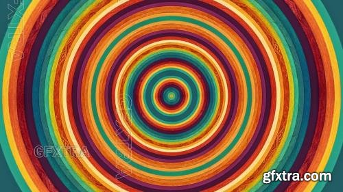 Colorful Textured Circles Loop 1482564