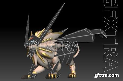 Dusk Mane Necrozma &ndash; 3D Print Model