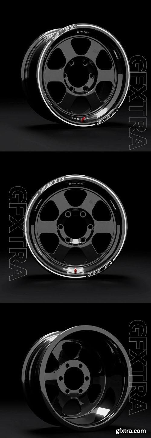 Auto rims Volk Racing TE37XT - 3d model