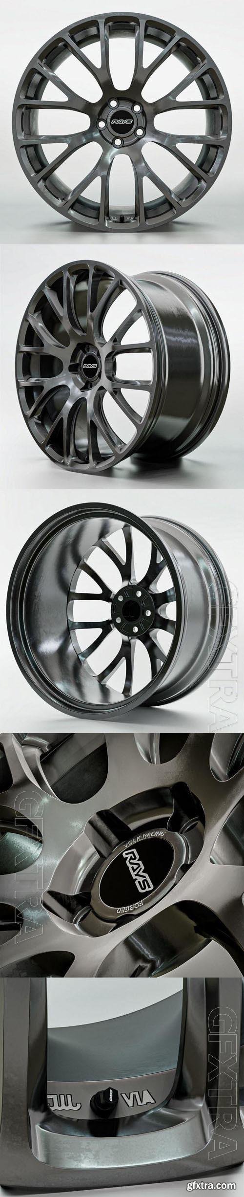 Auto rims Volk Racing G16 - 3d model