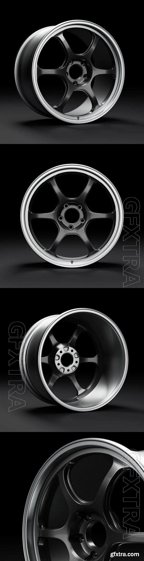 Auto rims Advan RG-D2 - 3d model