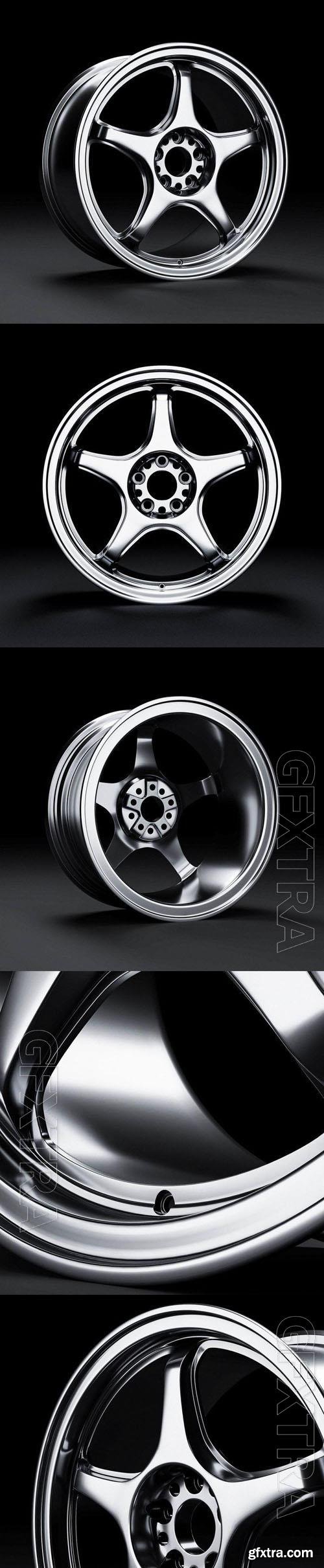 Auto rims 5zigen – FN01R-C - 3d model