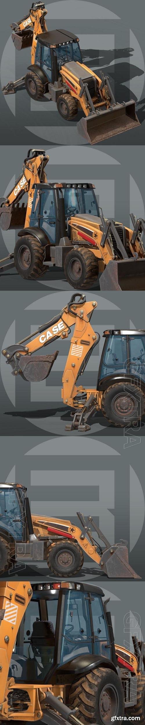 Backhoes - 3d model