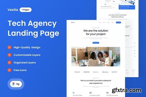 Tech Agency Landing Page - Ui Design 5K5S9CM